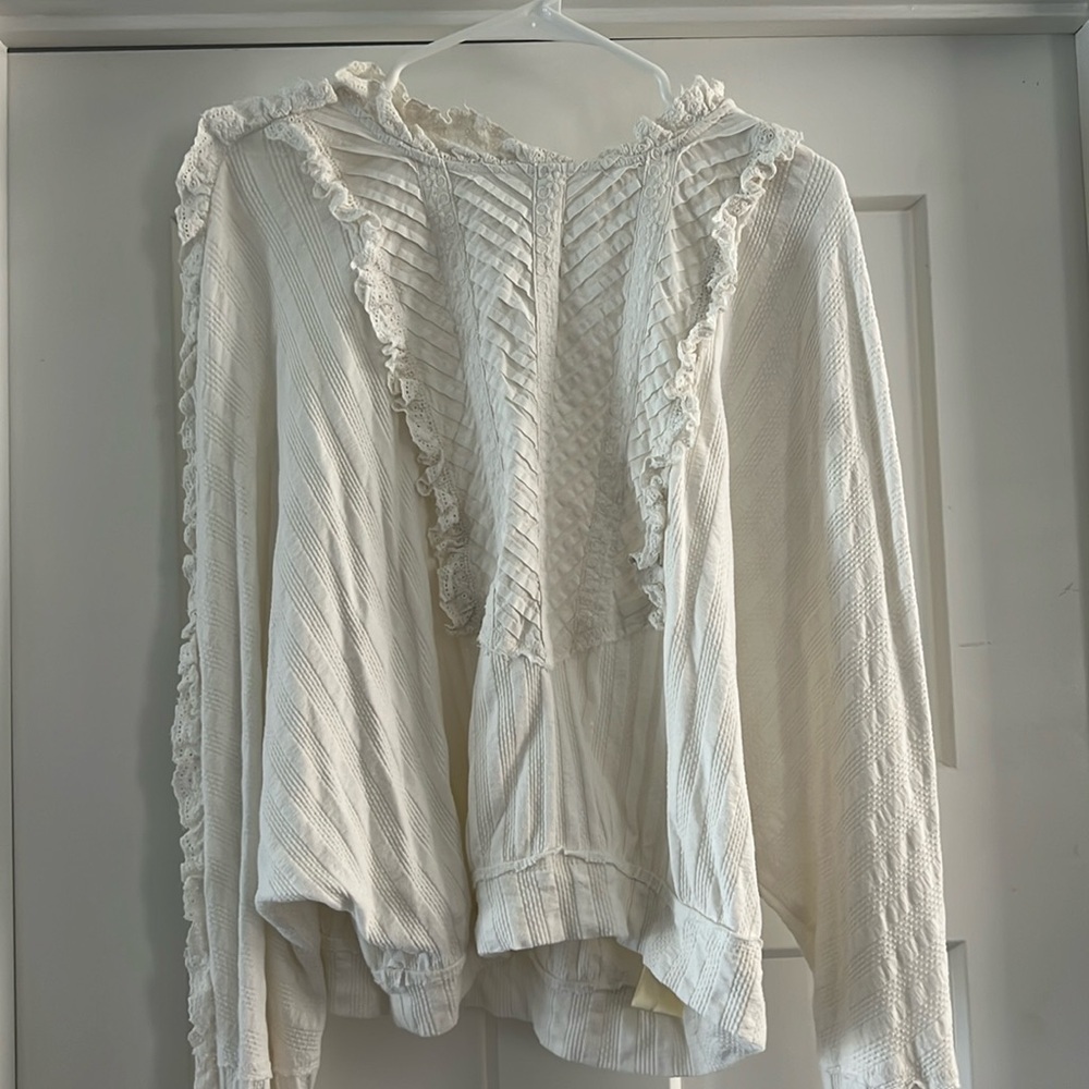 Free People White Blouse